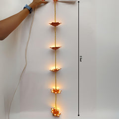 Warm White Steady Led Diya Diwali Lights Mudrawholesale