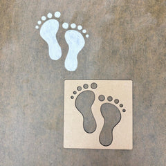 Lakshmi Charan Rangoli Stencil Designs_04 Mudrawholesale