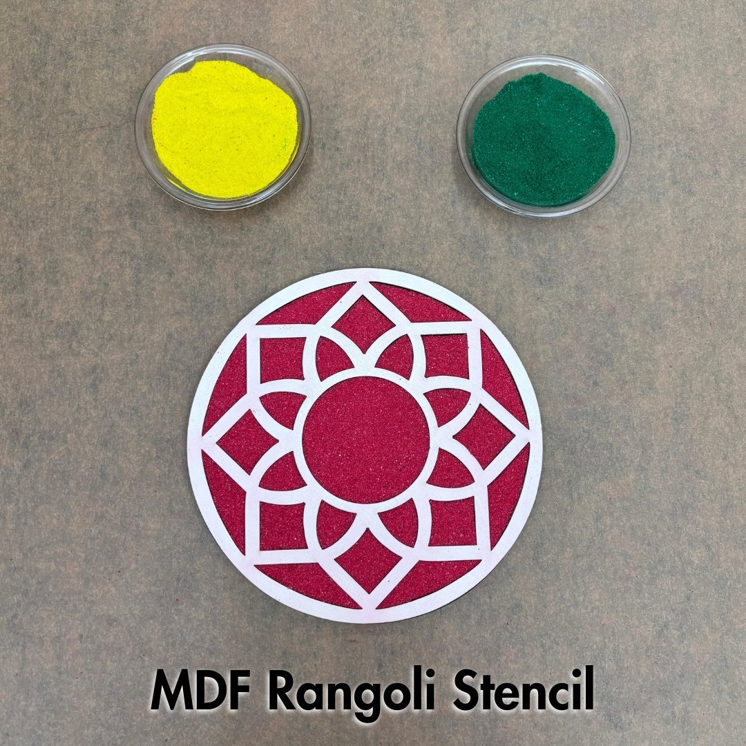 MDF Rangoli Stencil White_s01 Mudrawholesale