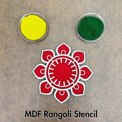MDF Rangoli Stencil White_s04 Mudrawholesale