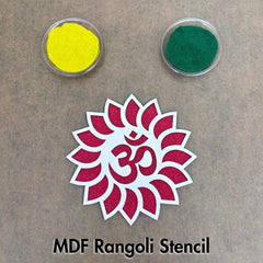 MDF Rangoli Stencil White_s06 Mudrawholesale