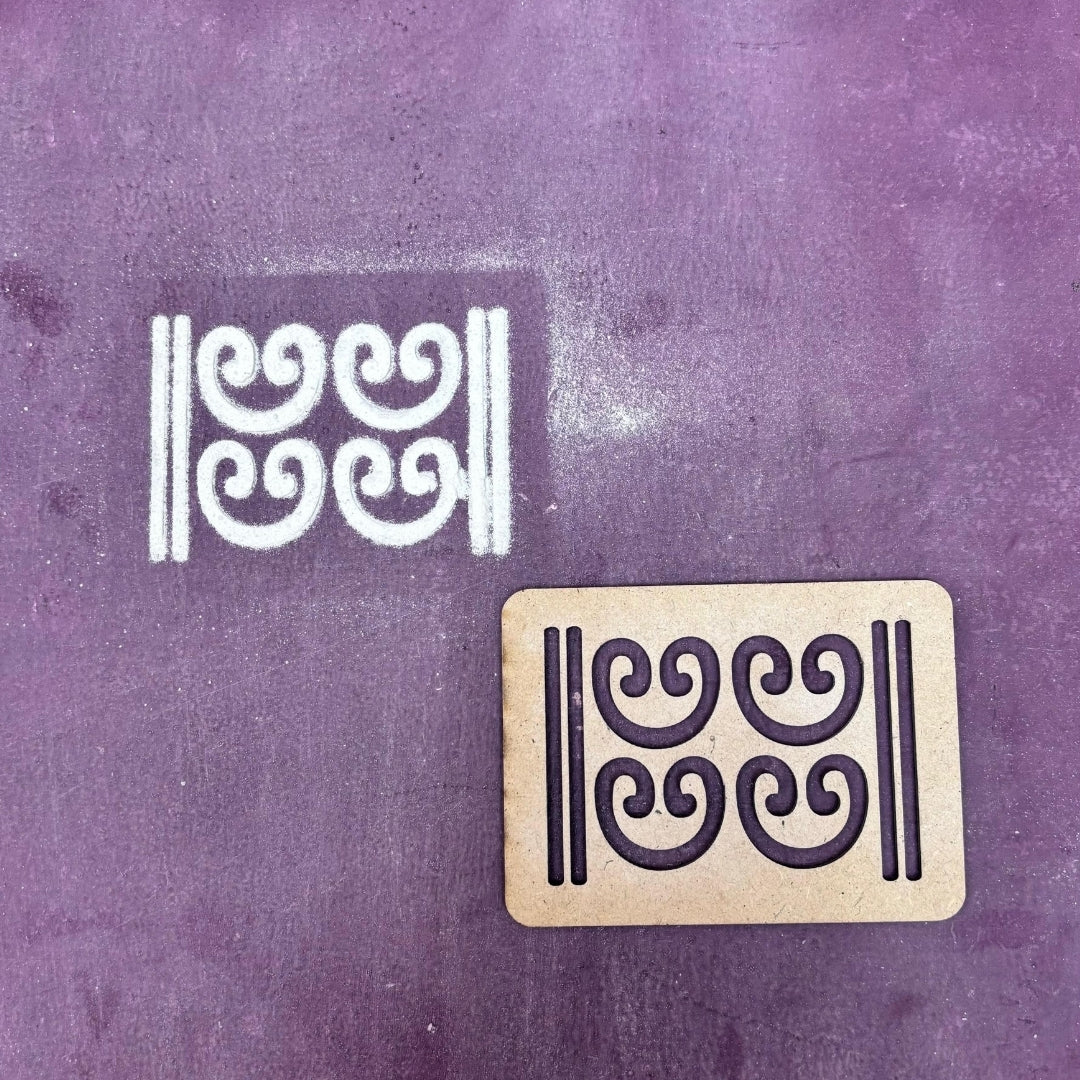 Gopad Rangoli Stencil Small Designs Mudrawholesale