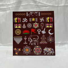 Shubh Labh Chinh Chaitrangan Rangoli Designs Mudrawholesale