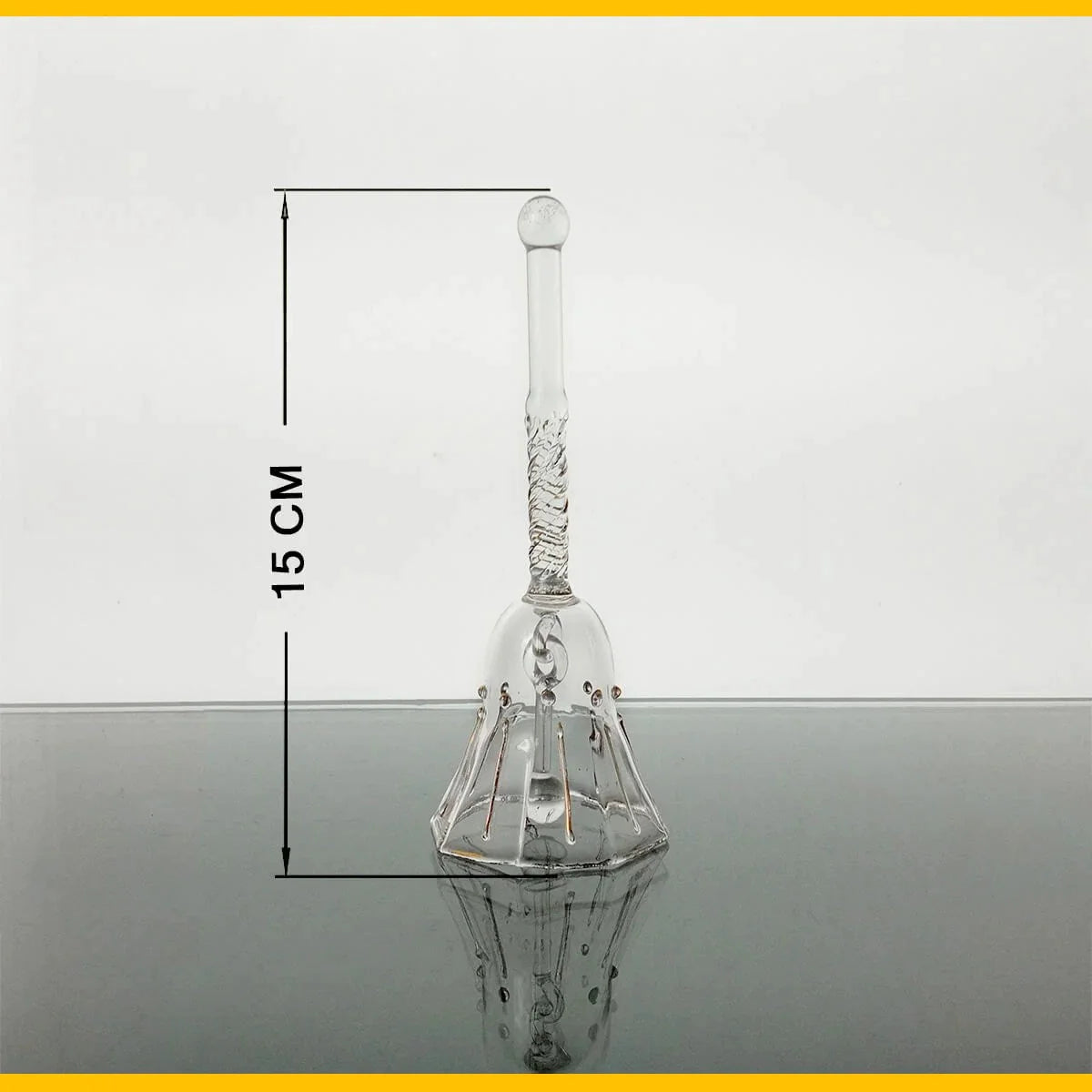 Festive Devine Melodious Sound Ringing Bell (Golden Pooja Ghanti) - Mudrawholesale