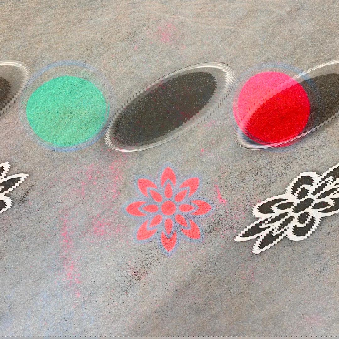 Flower Rangoli Floral Stencil Designs_01 - Mudrawholesale