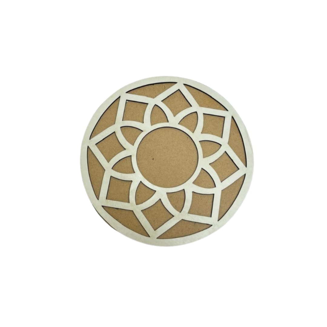 MDF Rangoli Stencil White_s11 Mudrawholesale