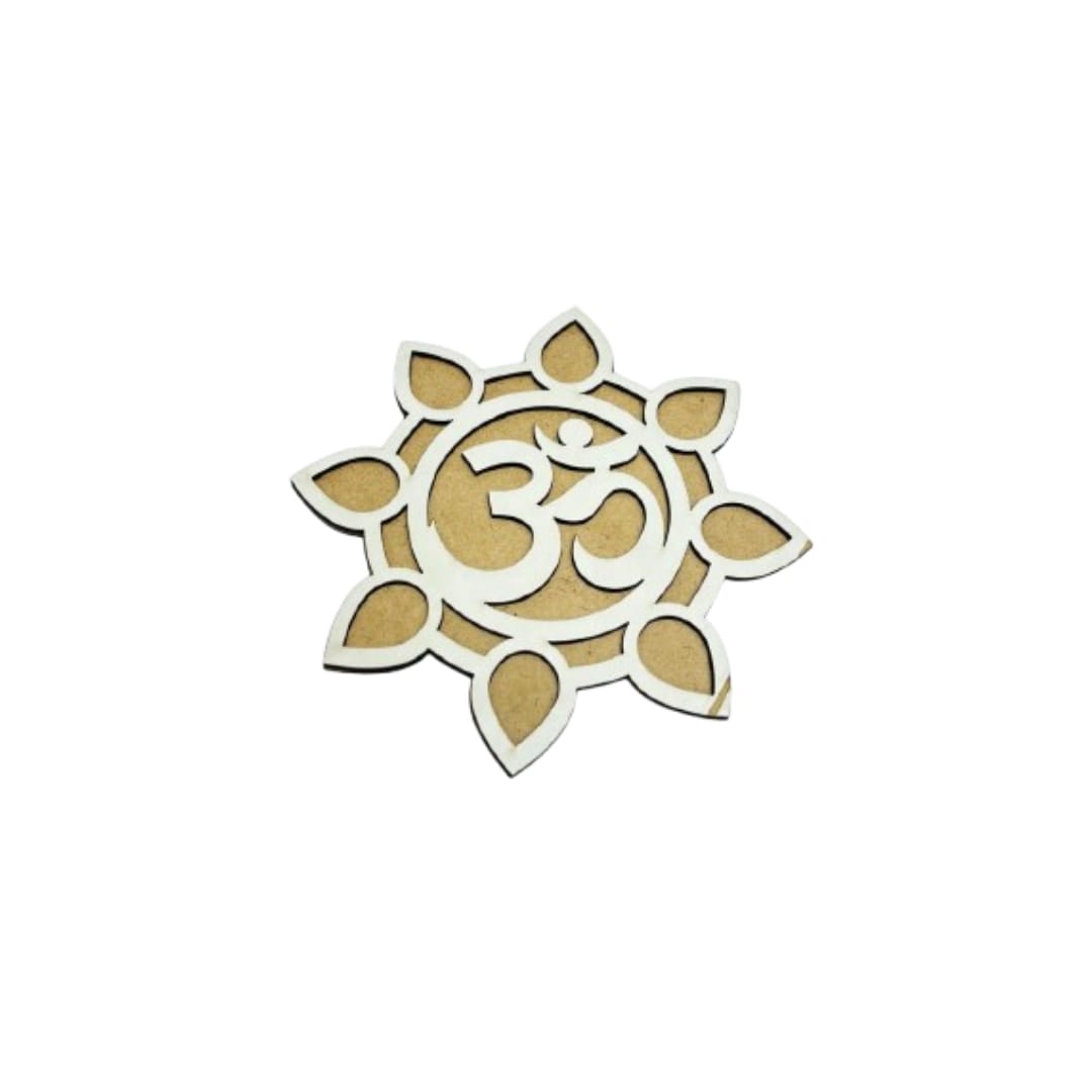 MDF Rangoli Stencil White_s12 Mudrawholesale