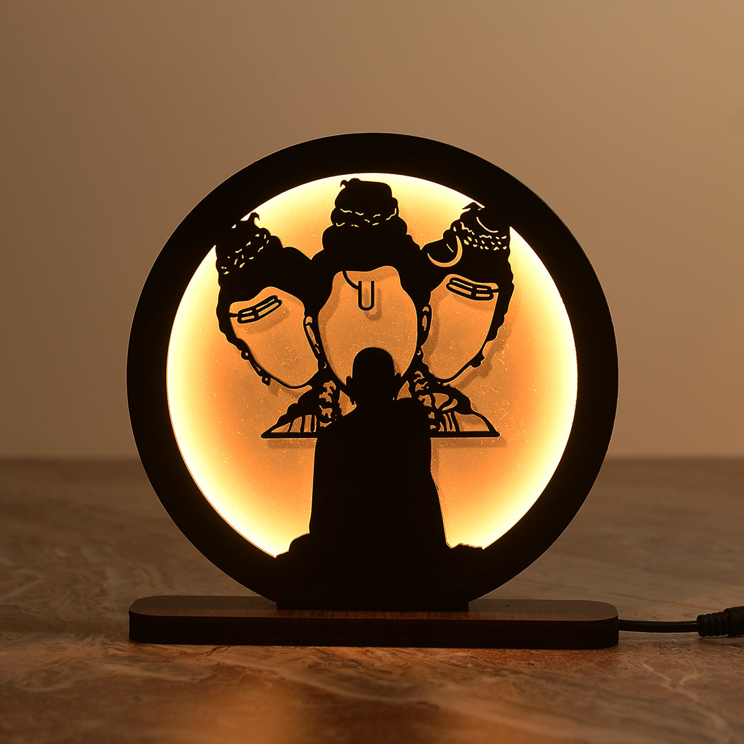Swami Samartha And Guru Dattatreya Table Lamp Mudrawholesale