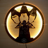 Swami Samartha And Guru Dattatreya LED Wall Decor Light – Large Mudrawholesale