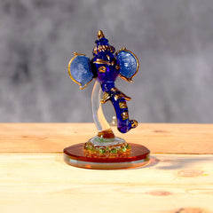 Blue Ganesh Idol - Mudrawholesale