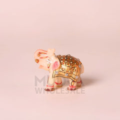 Handmade Marble Elephant Handicraft Decorative Mudrawholesale