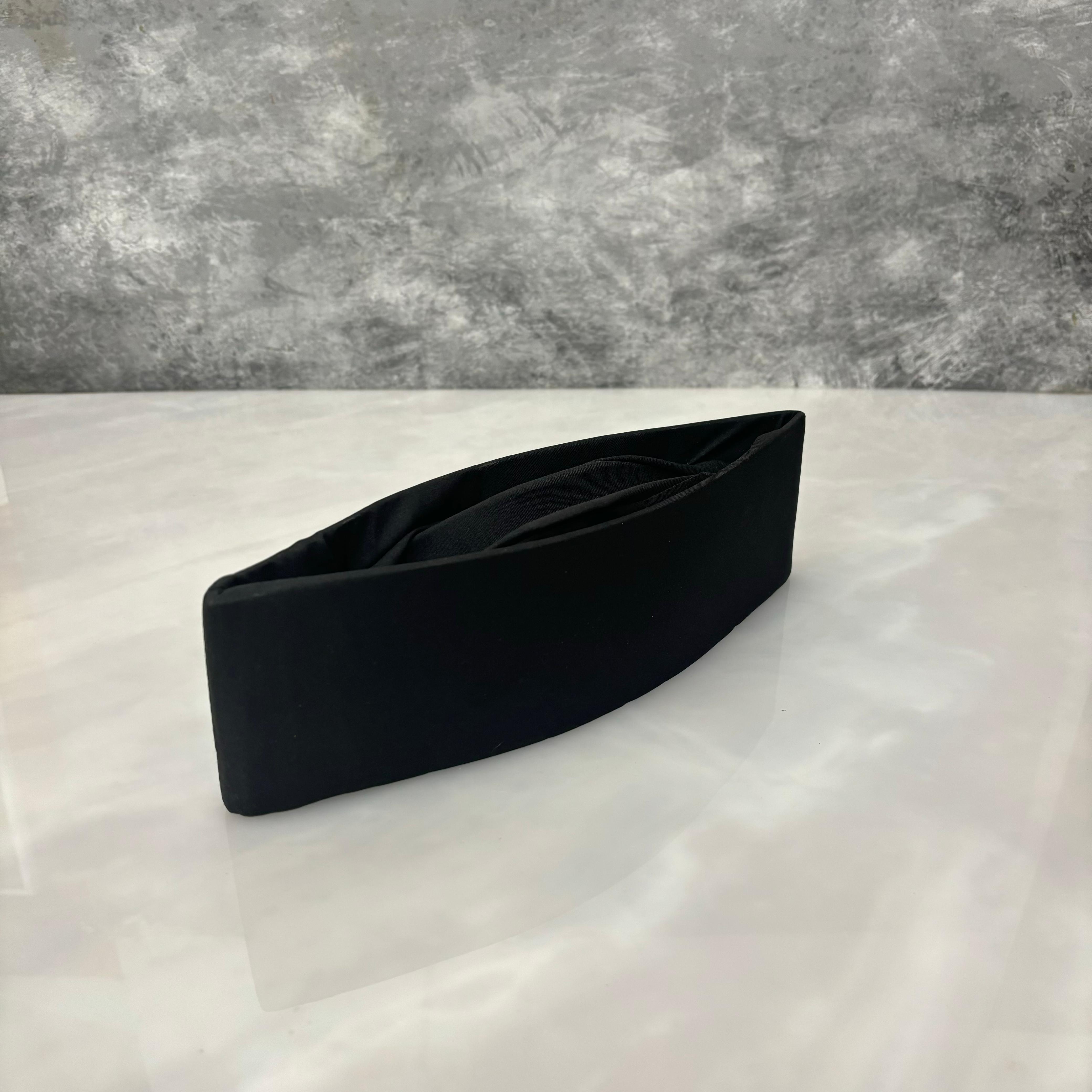 Traditional Plain Black Khan Topi - 01 Mudrawholesale